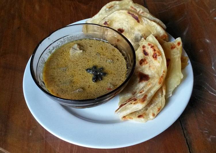 resep lengkap untuk Roti Canai dan Kuah Kari