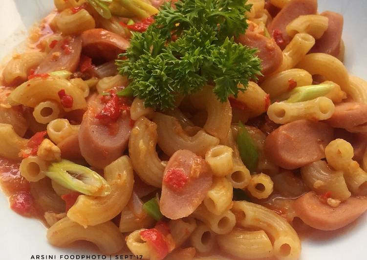 resep makanan Macaroni Bumbu Seblak