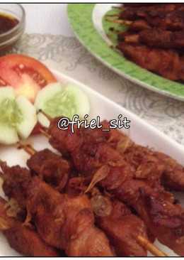 Sate ayam praktis Saus Charsiu