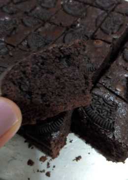 Brownies cokelat oreo