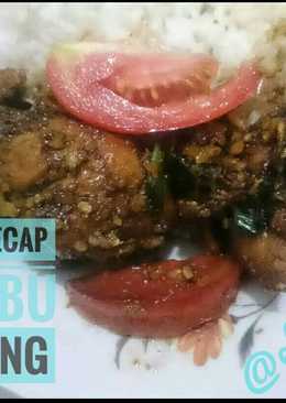 Ayam kecap bumbu kacang