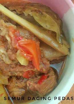 Semur daging pedas