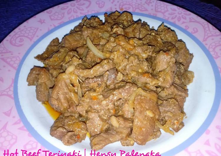 resep lengkap untuk Hot Beef Teriyaki