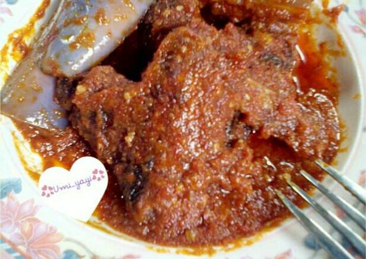 gambar untuk resep makanan AYAM BAKAR dan TERONG bumbu SAMBAL TUMIS