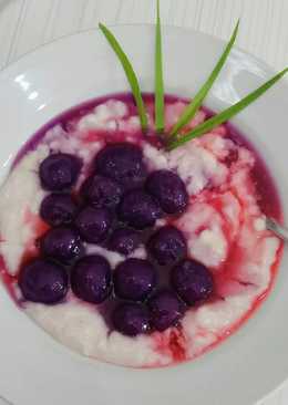 Bubur Bola Ubi Ungu