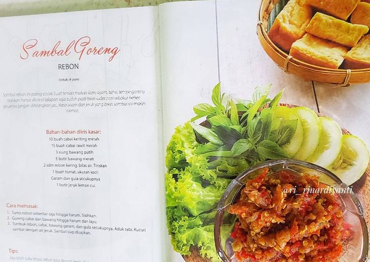 gambar untuk resep 173. Sambal Goreng Rebon (#bukuxander'skitchen)