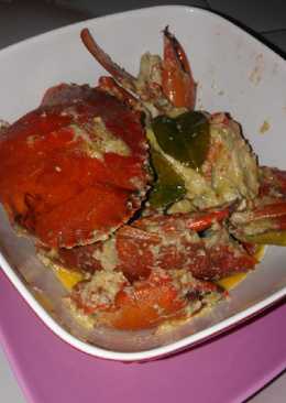 Kepiting santan telur asin