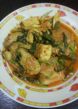 Ayam+tempe woku.