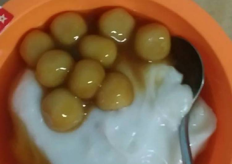 gambar untuk cara membuat Bubur sum sum dan candil