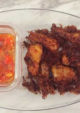 Ayam goreng lengkuas Plus Sambel Bawang