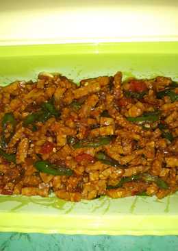 Sambel Goreng Tempe cabe hijau