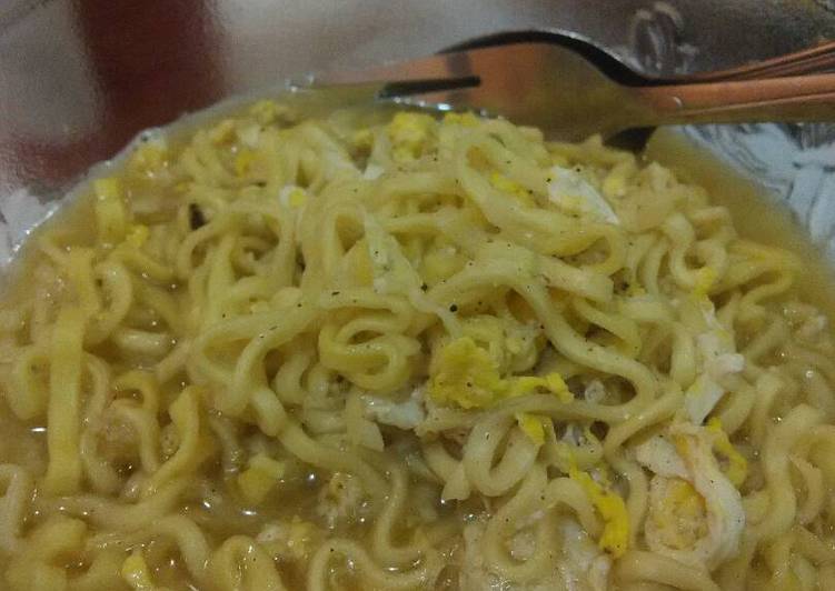 resep masakan Bakmi godhog (mi rebus jawa)