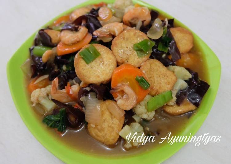 gambar untuk resep makanan Sapo Tahu Udang