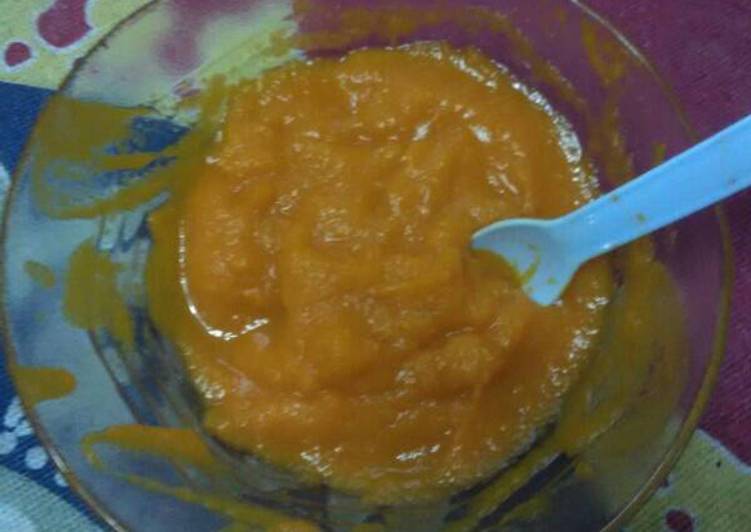 cara membuat Mpasi 6bulan : puree wortel