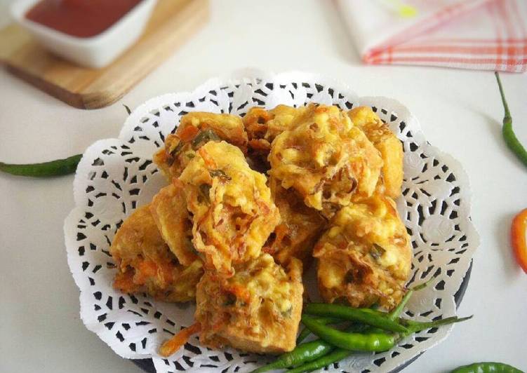 resep masakan Tahu Isi Sayuran (#postingrame2_gorengan)