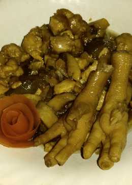 Paprika ayam jamur saus tiram