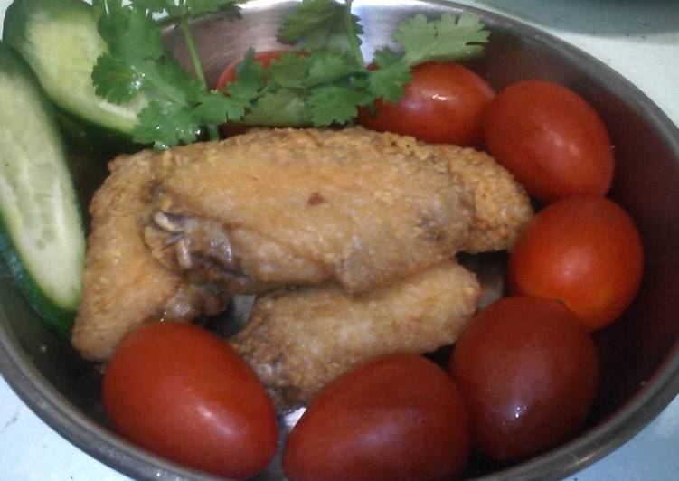  Resep  sayap  ayam  goreng simple oleh tiya zahra Cookpad