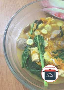 Tumis kuah caysim baso telor mudah enakÂ #homemadebylita