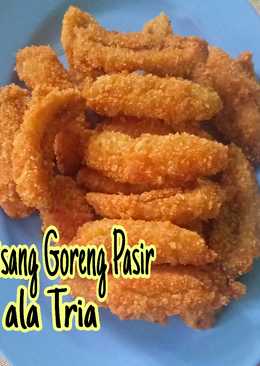 Pisang Goreng Pasir ala Tria