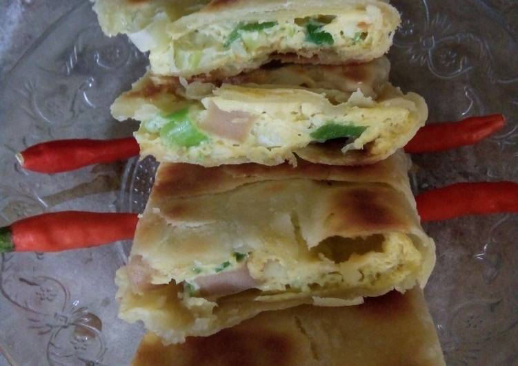 Resep Martabak telur ala teflon Kiriman dari Lilik Milah Juana