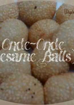 Onde-onde Isi Kacang Ijo (Kenyel lembut kulitnya)