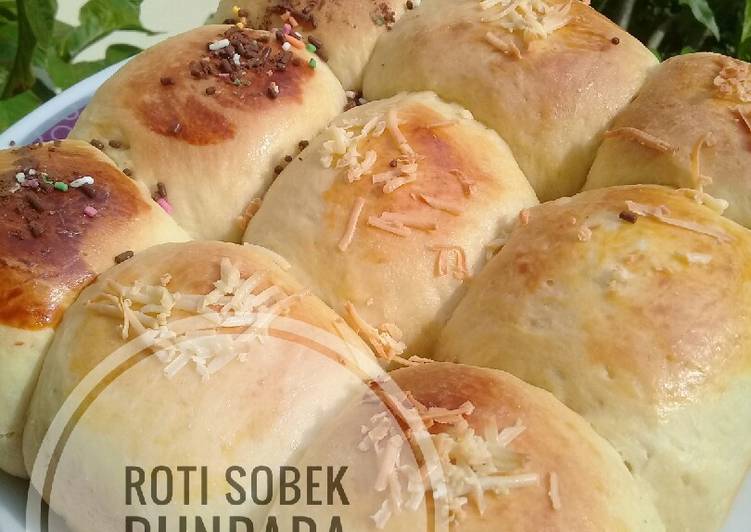 gambar untuk resep makanan Roti Sobek Manis tanpa telur tanpa mixer