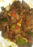 Daging sapi pedas manis