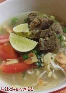 Soto sapi seger kuah bening