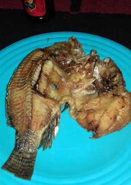 Ikan goreng simpel (mujaer)