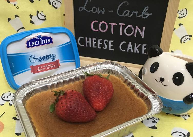 gambar untuk resep Keto cotton cheesecake