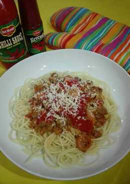 11. Cheesy BBQ Spaghetti