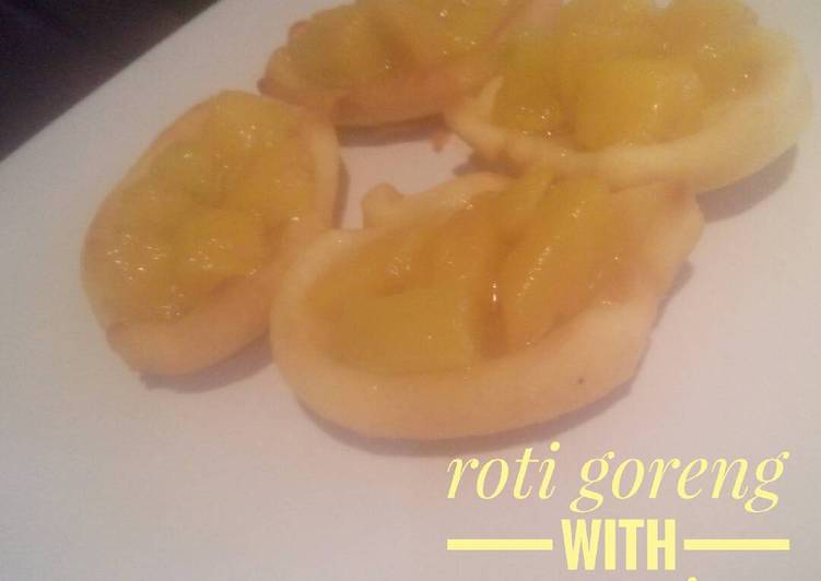 resep Roti goreng selai mangga