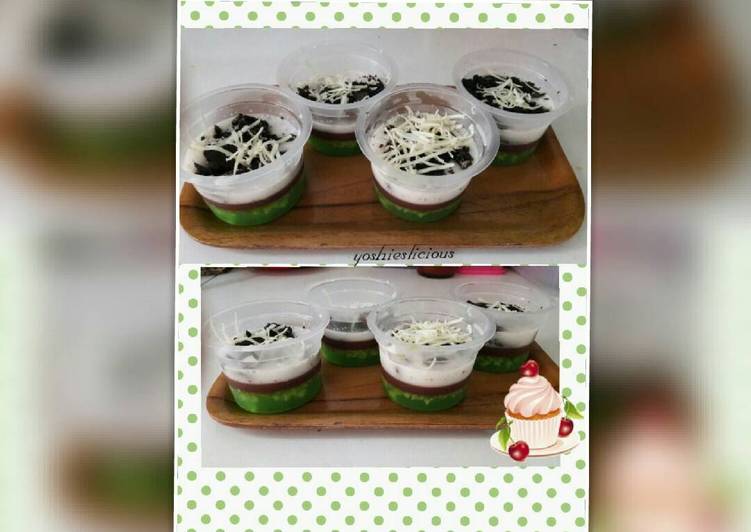 resep makanan Puding lumut trilogi imut??