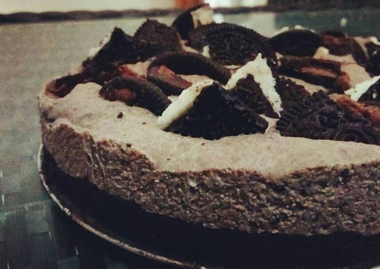cara membuat No-bake oreo cheesecake