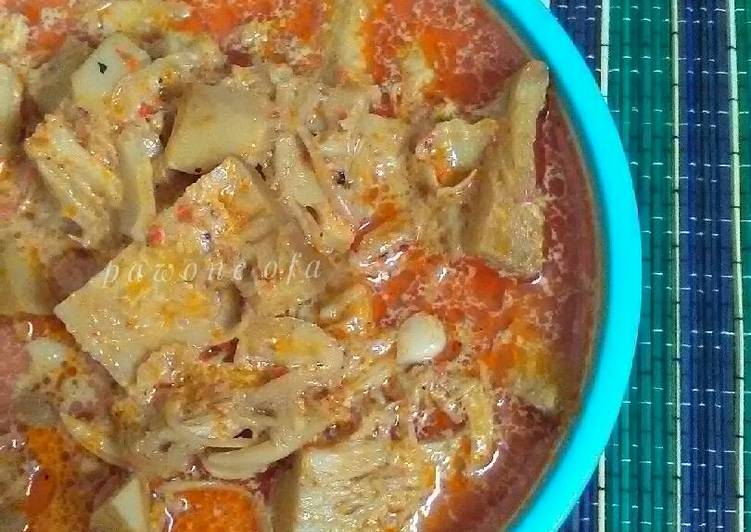 Resep Lodeh Tewel