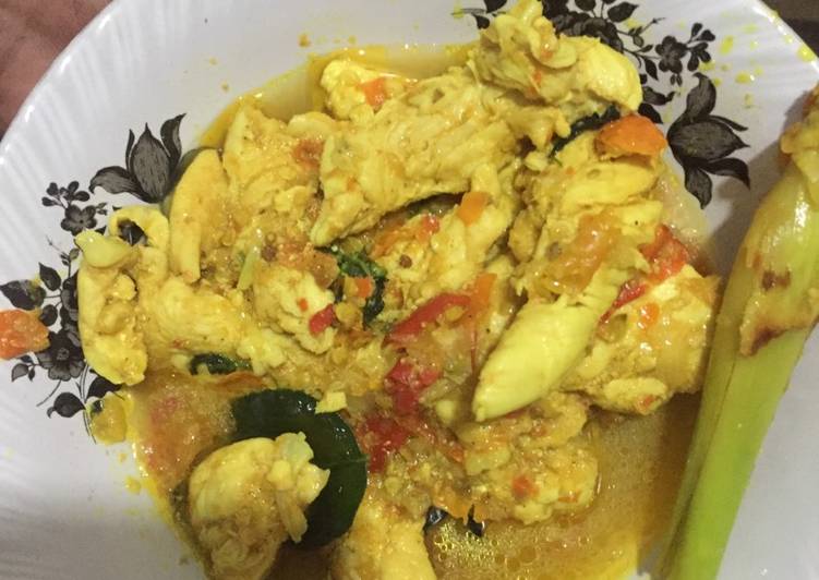 resep makanan Ayam rica rica kuah kuning yang seger dan nikmatt