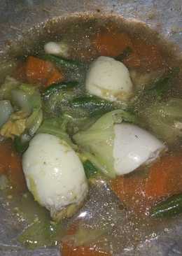 Sayur soup simple