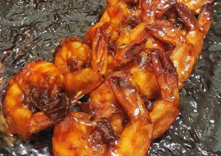 resep lengkap untuk Udang Bakar Madu Lada Hitam