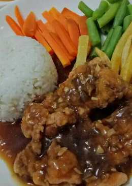 Chicken Steak Lada Hitam