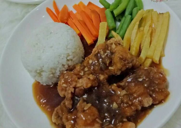 Resep Chicken Steak Lada Hitam Dari ririeafrianti