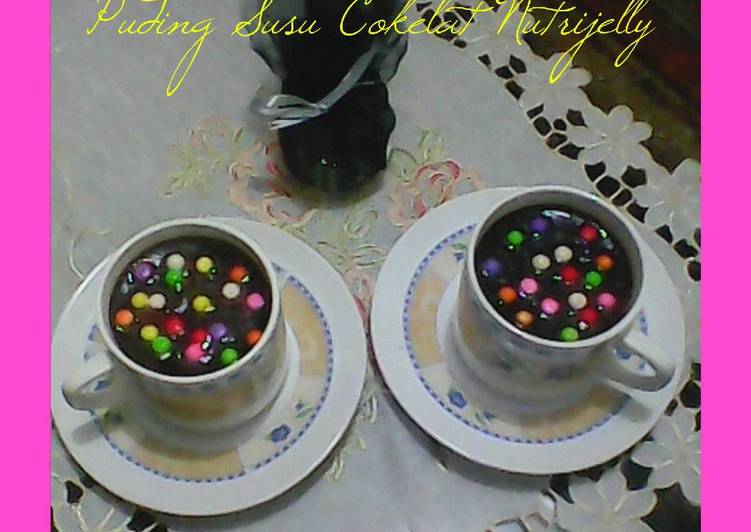 resep masakan Puding Susu Cokelat Nutrijelly