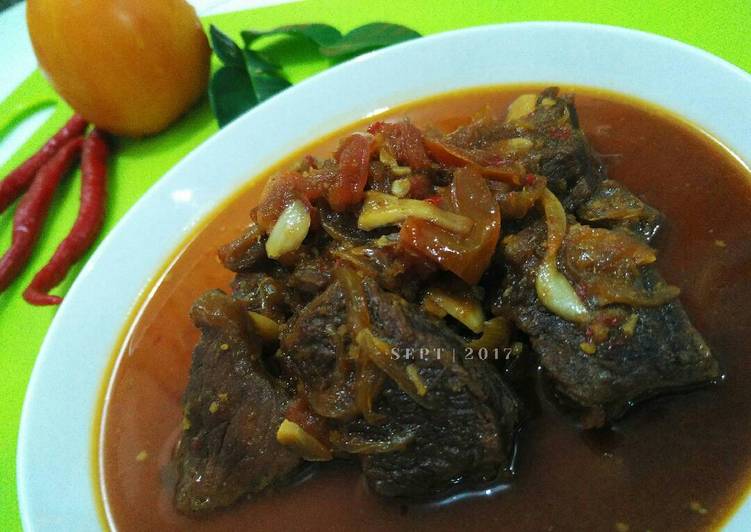 resep makanan Krengseng Kecap Daging Sapi