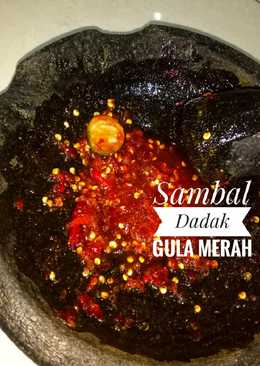 Sambal Dadak Gula Merah simple