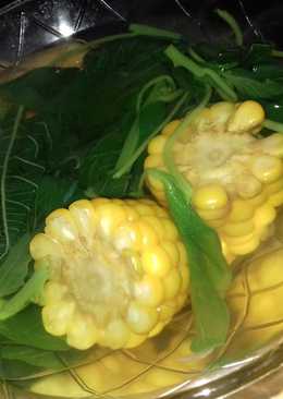 Sayur bayam bening (kunci)