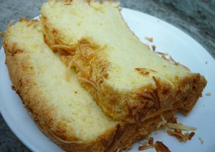 bahan dan cara membuat Kue Bantal Keju / Loaf Cake Keju / Pillow Cheese Cake