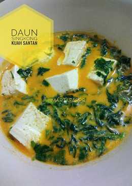 Daun singkong kuah santan