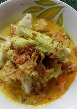 Opor ayam kampung (kuah lontong lebaran)