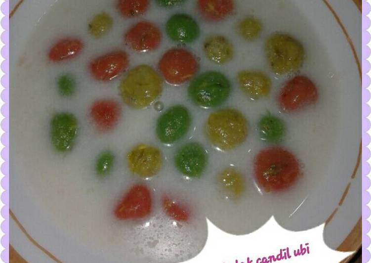 gambar untuk resep makanan Kolak candil ubi rainbow