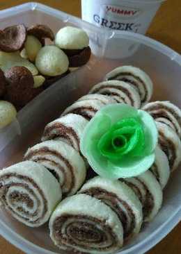 ð Roti gulung coklat #bekal bocah