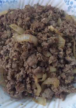 Daging cincang bumbu teriyaki